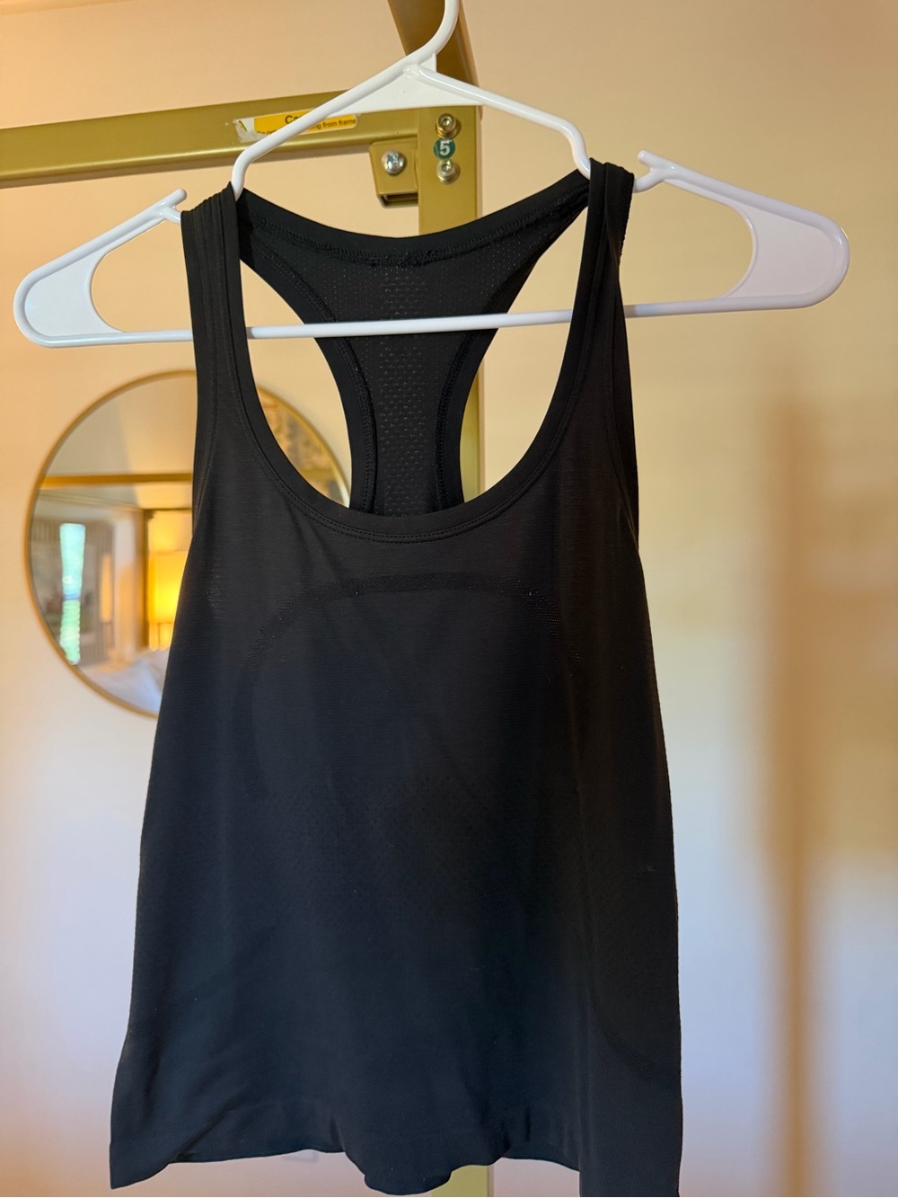 lululemon athletica Black Racerback Tank Top